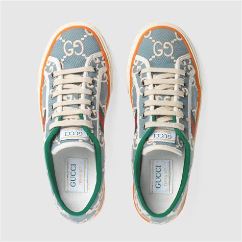 blue Gucci shoes women's